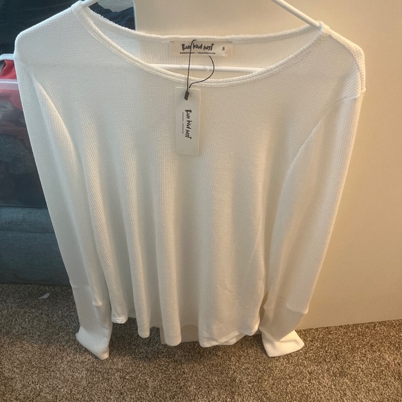 Three birds nest oversized, long sleeve, top new with tags small - Picture 1 of 3